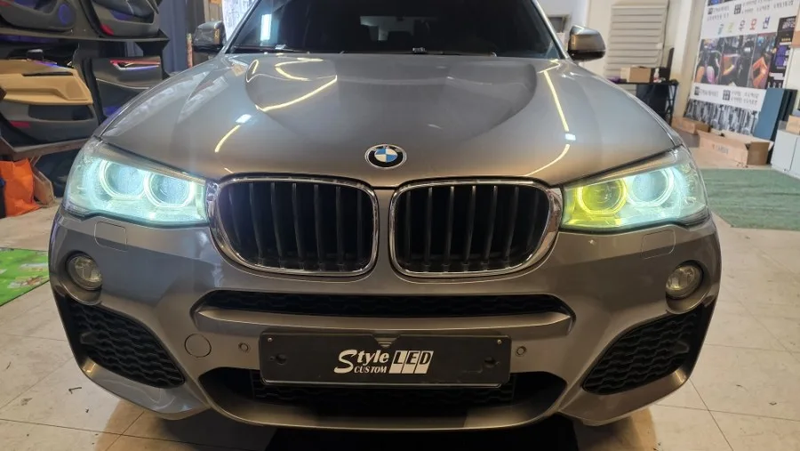 BMW X3 엠비언트 라이트 황변, 북구에서 해결하는 기준