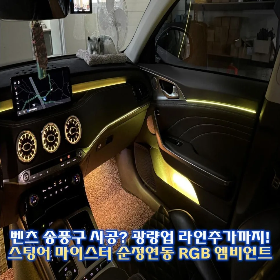 스팅어 마이스터 엠비언트 라이트, 실내 분위기 바꾸는 기준