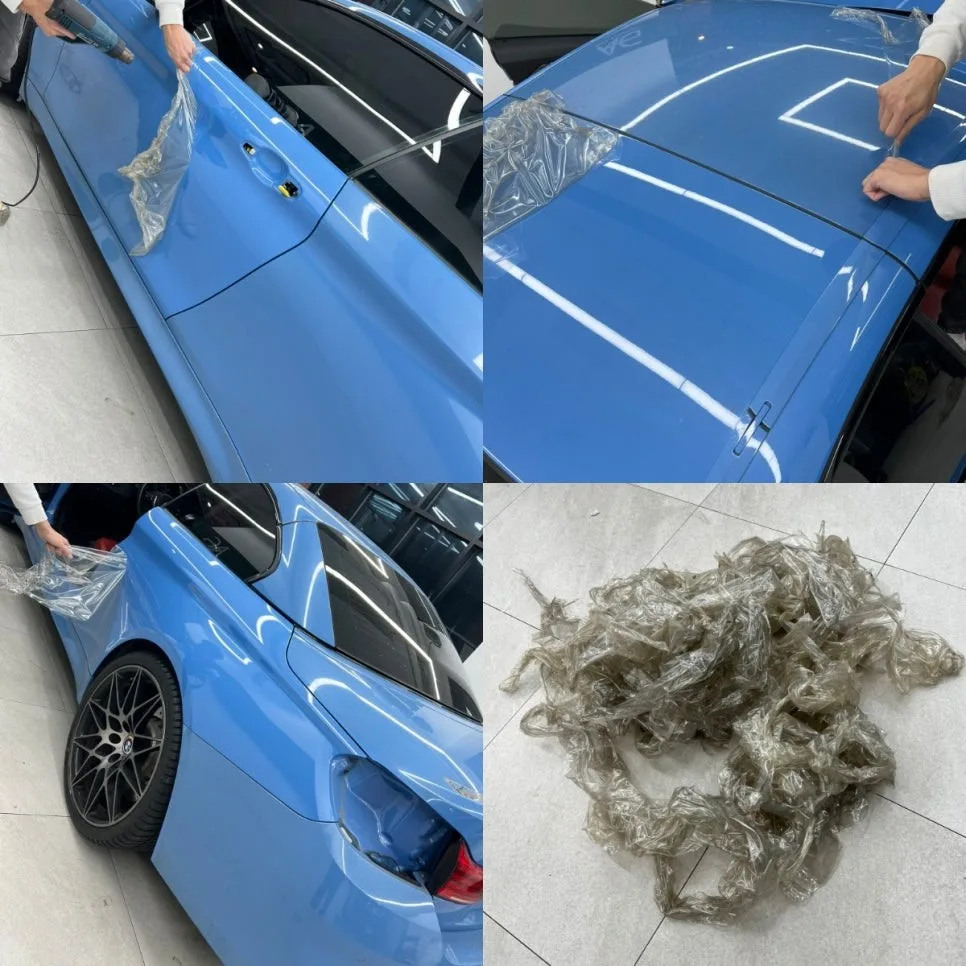 BMWM4 PPF 제거 재시공, 수정구 차주가 놓치는 함정 시공 사진