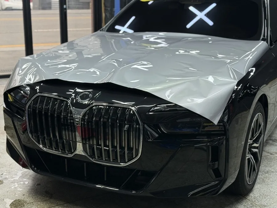 BMW 7시리즈 컬러 PPF, 랩핑과 무엇이 다를까? 시공 사진