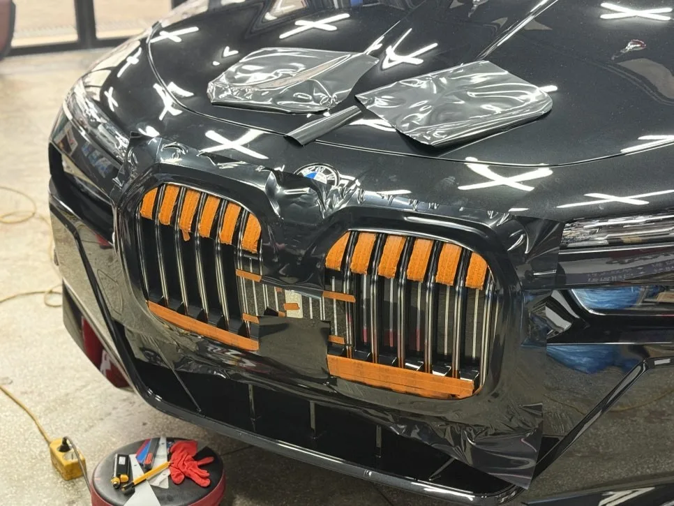 BMW 7시리즈 크롬 죽이기, 블랙 변신 기준은? 시공 사진