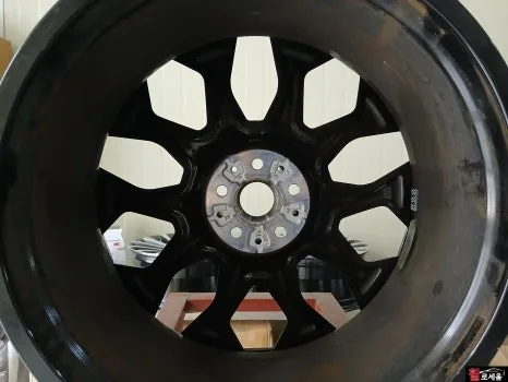 BMW X7 휠도색, 유광블랙 변신 전후 차이
