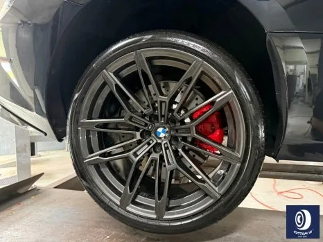 BMW M2 휠복원, 건메탈 도색 전후 차이