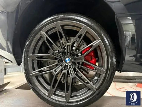 BMW M2 휠복원, 건메탈 도색 전후 차이