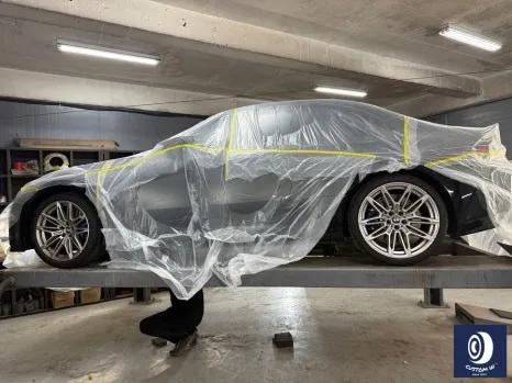 BMW M2 휠복원, 건메탈 도색 전후 차이