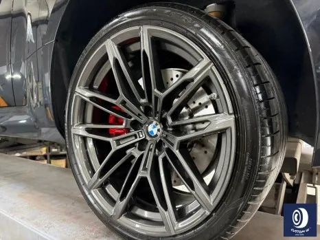 BMW M2 휠복원, 건메탈 도색 전후 차이
