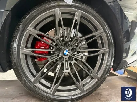 BMW M2 휠복원, 건메탈 도색 전후 차이