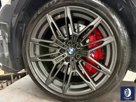 BMW M2 휠복원, 건메탈 도색 전후 차이