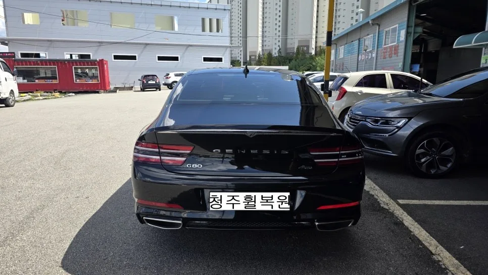제네시스 G80 휠 복원, 비용과 결과 차이