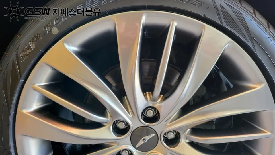 제네시스 DH 휠복원, 유성구 차주님 결정 도운 기준