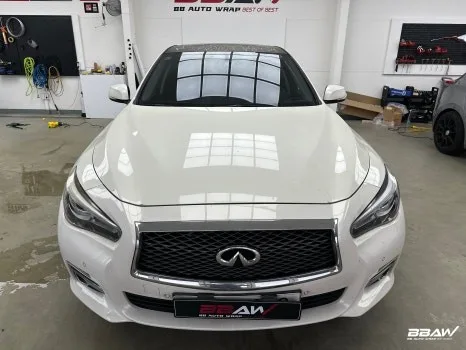 인피니티 Q50 루프스킨 제거 후 관리 A to Z 시공 사진