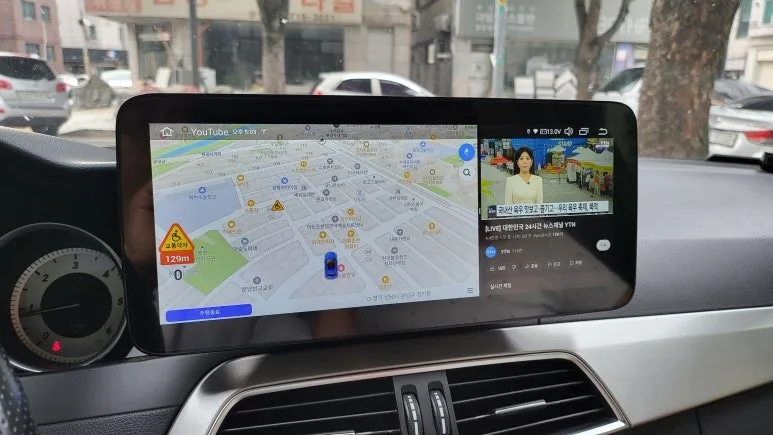 벤츠 W204 안드로이드 올인원, 중국산 vs 국산 비교