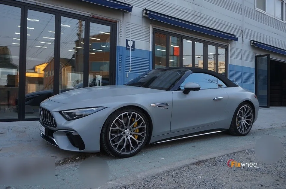 벤츠 SL63 휠복원, AMG 레터링 살리는 비결