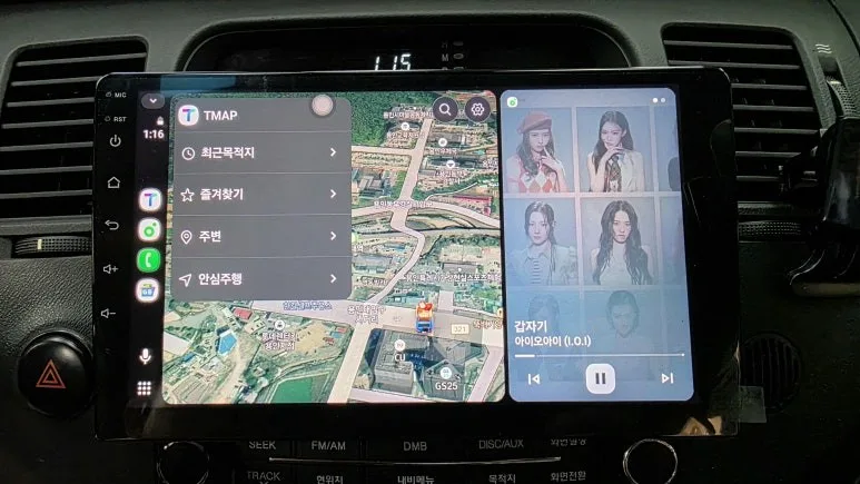 그랜저TG 안드로이드 올인원, 순정 네비 고장 시 해결책