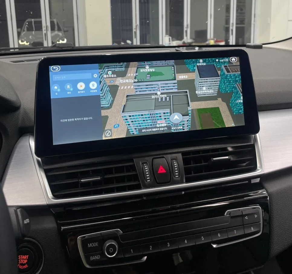 BMW 액티브 투어러 안드로이드 올인원, 시공 후 달라진 점