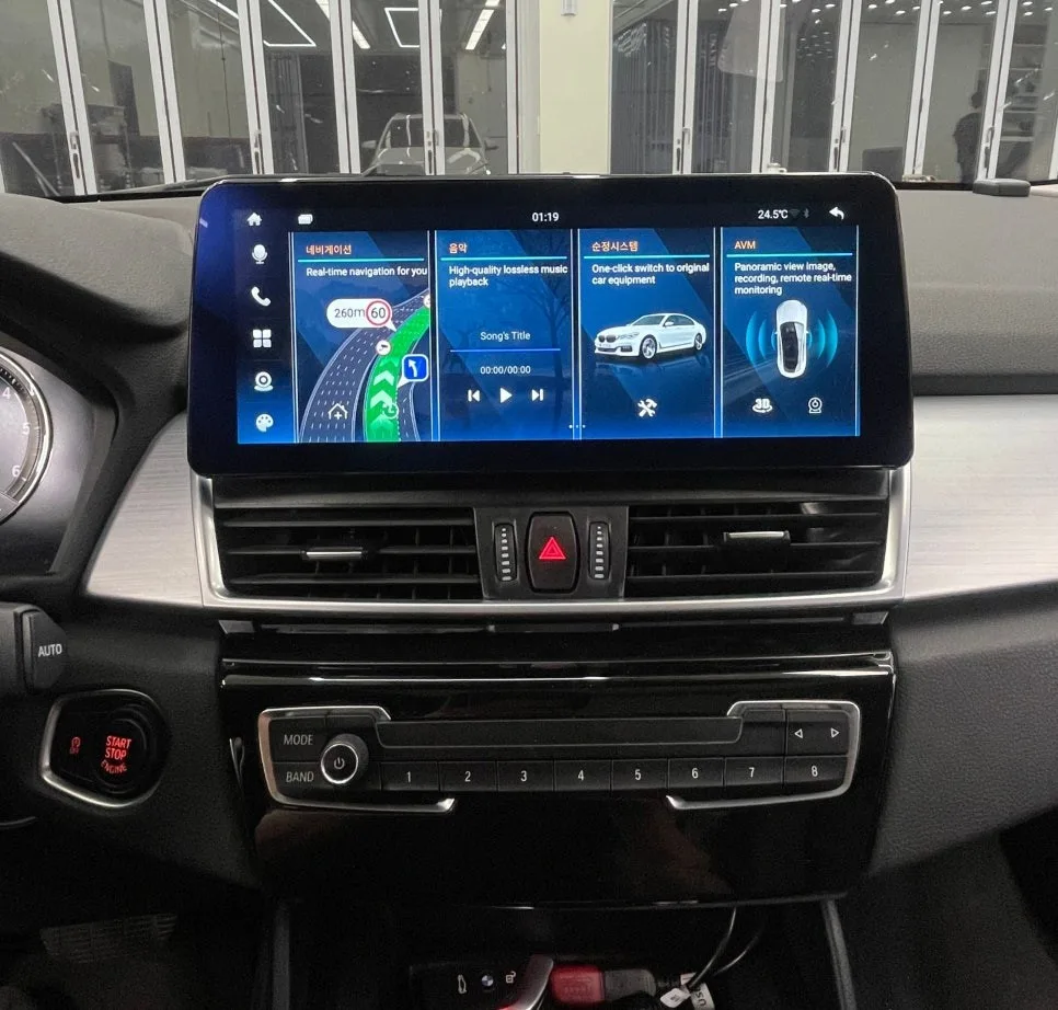 BMW 액티브 투어러 안드로이드 올인원, 시공 후 달라진 점