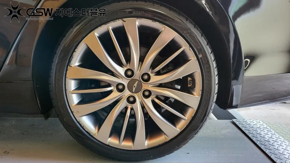 제네시스 DH 휠복원, 유성구 차주님 결정 도운 기준