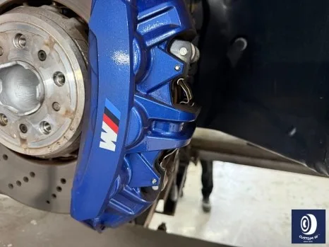 BMW M2 휠복원, 건메탈 도색 전후 차이