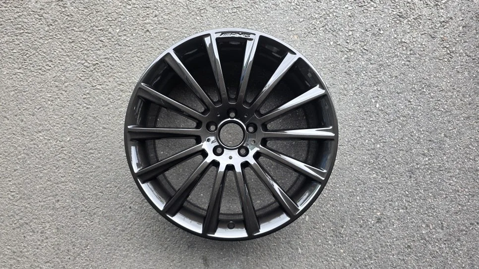 벤츠 S450 휠복원, 검메탈 색상 변경 기준은?