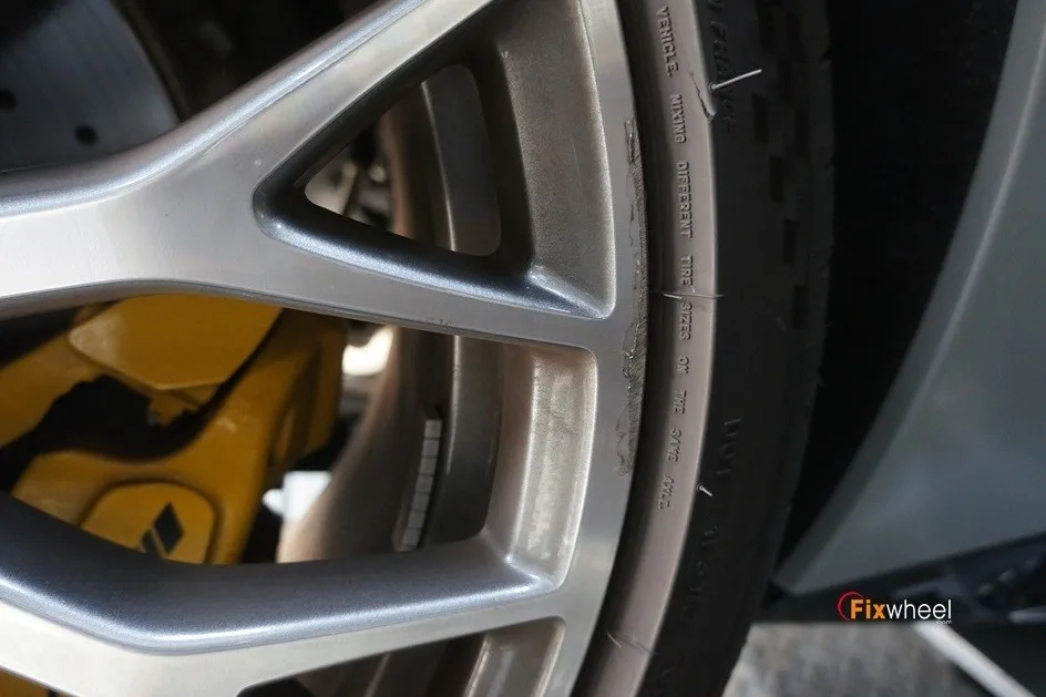 벤츠 SL63 휠복원, AMG 레터링 살리는 비결