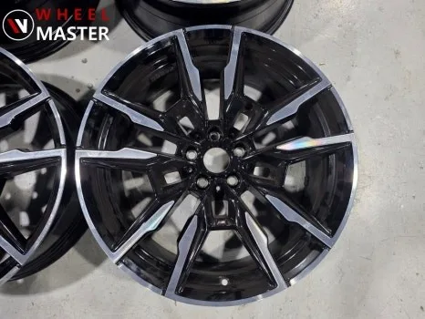 BMW 휠복원, 검정 유광 분체도장 결과는?
