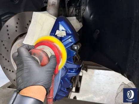 BMW M2 휠복원, 건메탈 도색 전후 차이