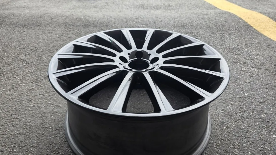 벤츠 S450 휠복원, 검메탈 색상 변경 기준은?