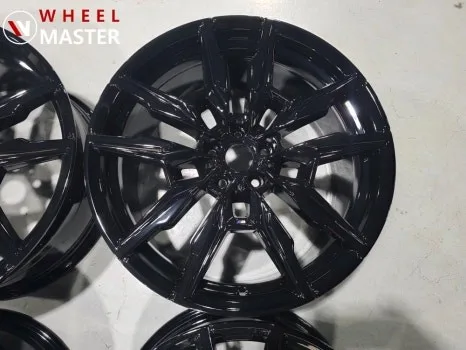 BMW 휠복원, 검정 유광 분체도장 결과는?