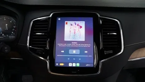 볼보 XC90 안드로이드 올인원, 반쪽 화면 불편함 해결