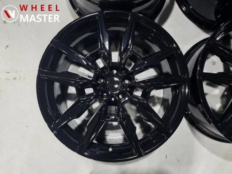 BMW 휠복원, 검정 유광 분체도장 결과는?