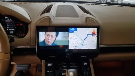 포르쉐 카이엔 안드로이드 올인원, 후방카메라 교체 이유