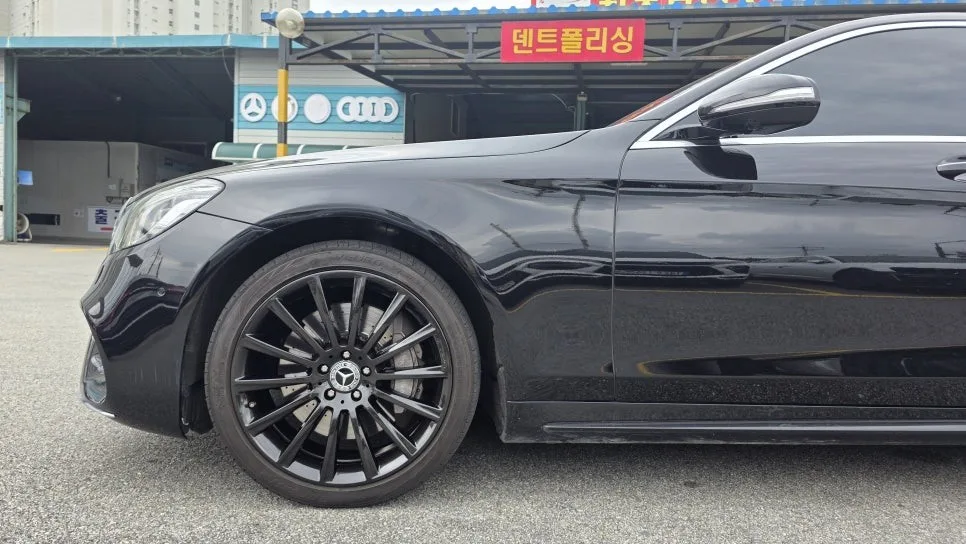 벤츠 S450 휠복원, 검메탈 색상 변경 기준은?
