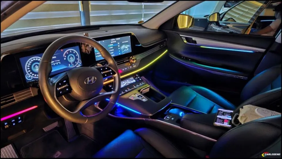 Hyundai Azera Ambient Lighting Upgrade Review photo 4