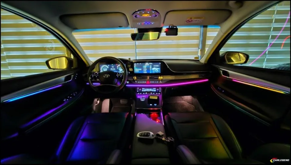 Hyundai Azera Ambient Lighting Upgrade Review After