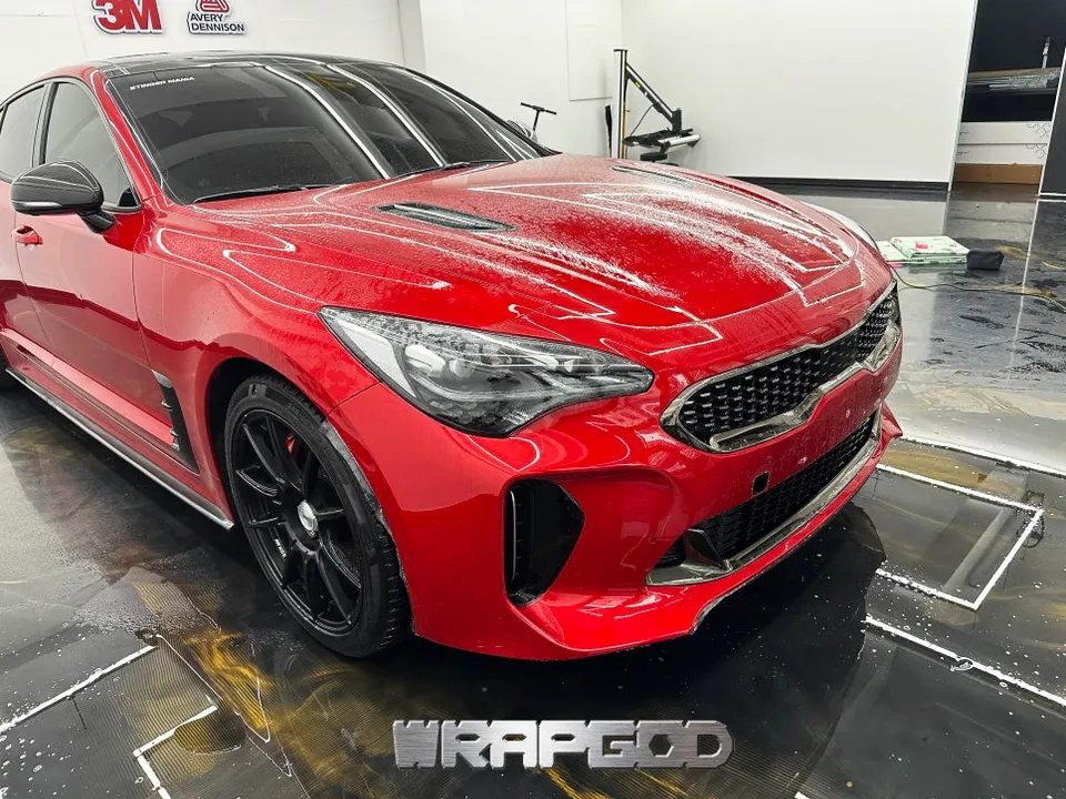 Kia Stinger PPF施工事例|費用目安と仕上がり 施工写真 2-3