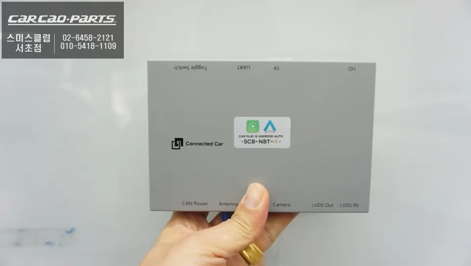 BMW MINIのAndroid Auto・CarPlay取付事例 施工写真 4-1