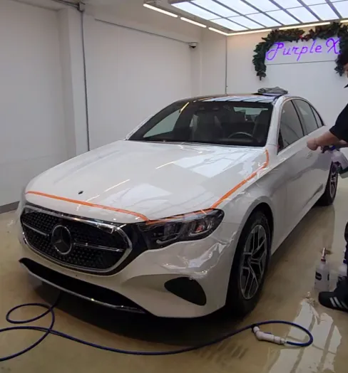 Mercedes-Benz E200のPPF施工事例｜費用目安・仕上がり 施工写真 3-3