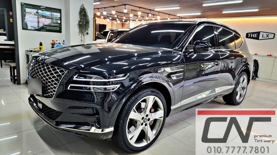 Genesis GV80のカーフィルム施工事例｜費用目安・仕上がり 写真