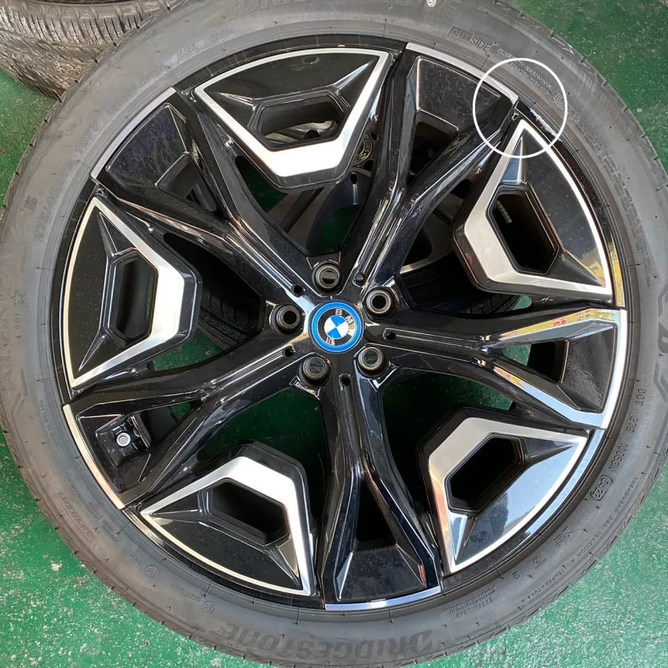 BMW iX wheel repair - BMW iX Wheel Repair & Painting Review — Plastic Wheel Restoration photo 4