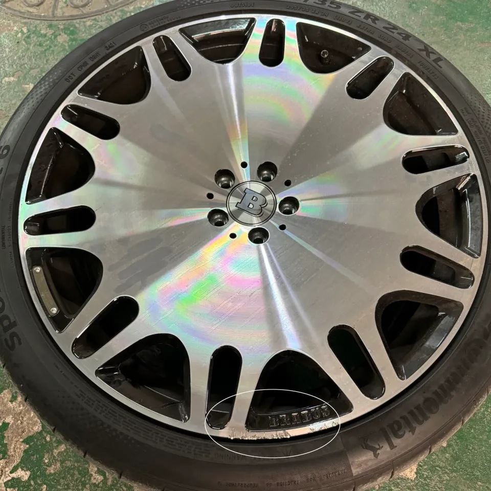 Mercedes-Benz GLS wheel repair - Mercedes-Benz GLS Wheel Repair & Painting Review photo 3
