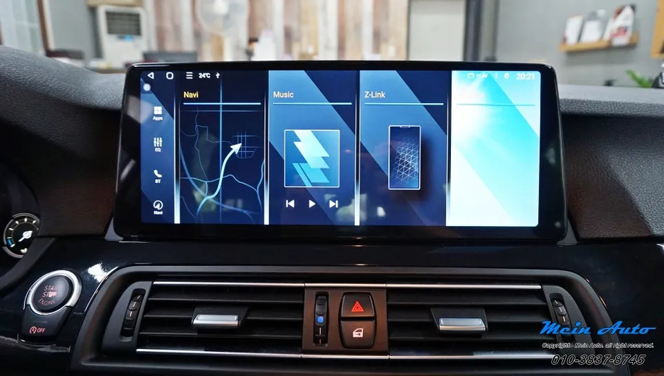 BMW 5 Series F10のAndroid Auto・CarPlay取付事例 施工写真 6