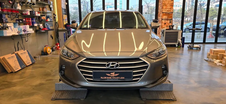 Hyundai Elantra AD oem options installation result