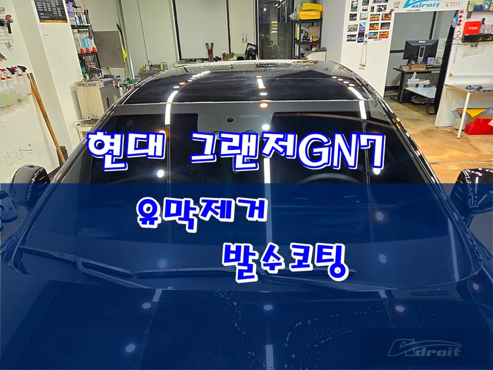 Hyundai Grandeur GN7のカーフィルム施工事例|費用目安と仕上がり 施工写真 3-2