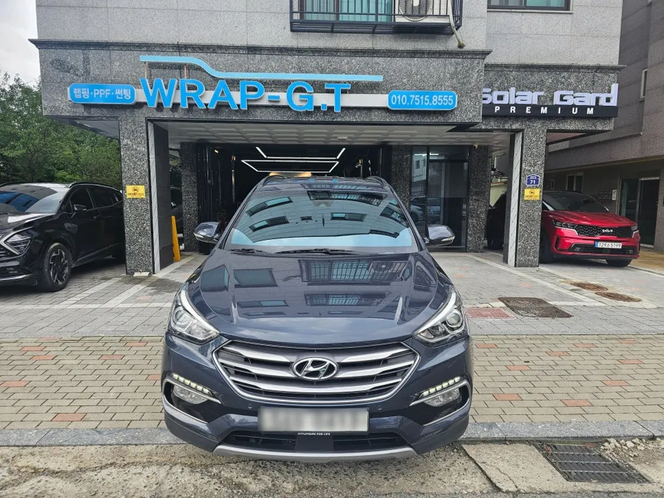 Hyundai Santa Fe DMのカーフィルム施工事例｜費用目安・仕上がり 施工写真 3-3