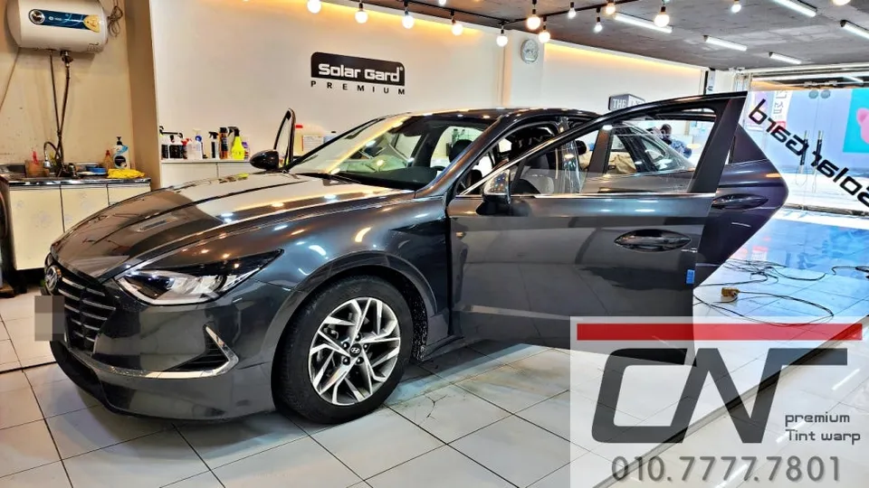 Hyundai Sonata DN8のカーフィルム施工事例 施工写真 4