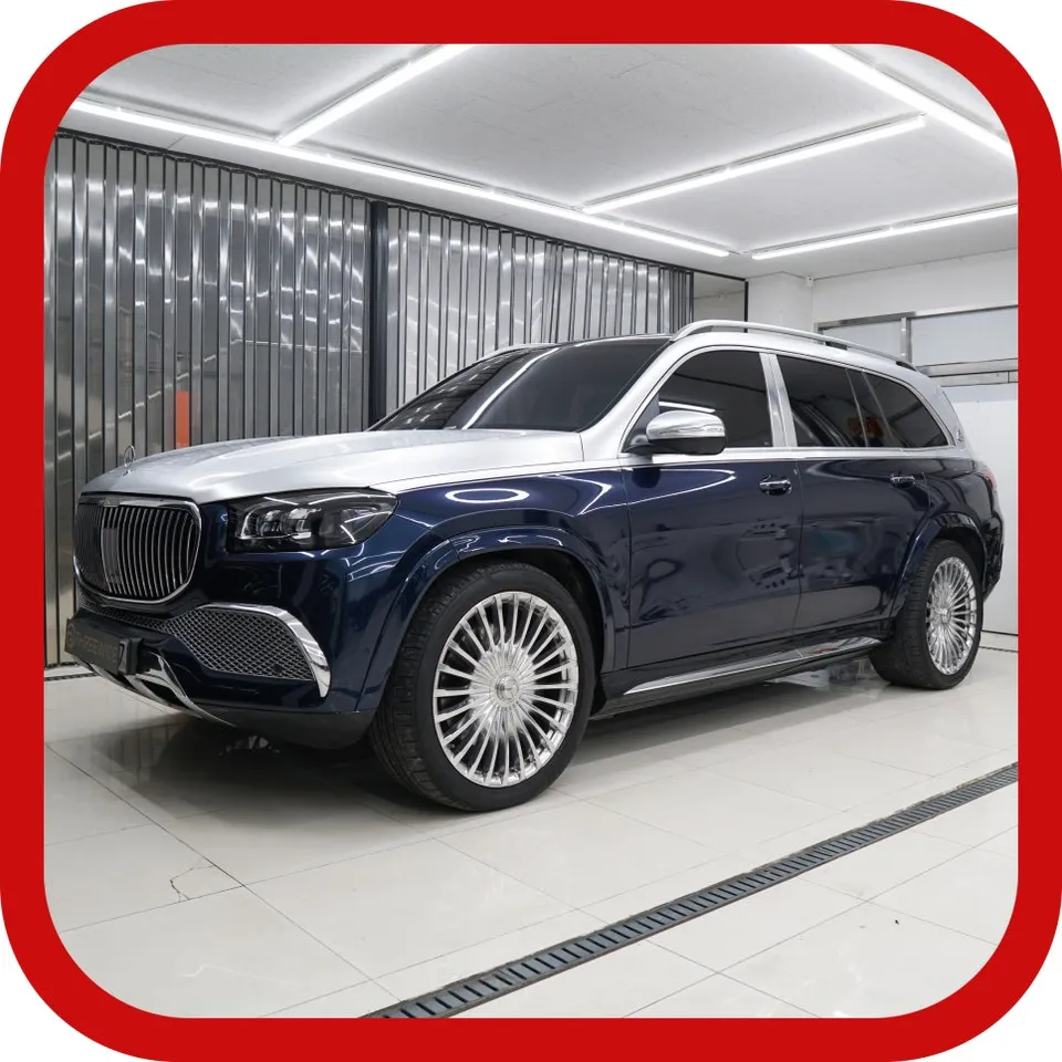 Mercedes-Benz Maybach vinyl wrap installation result