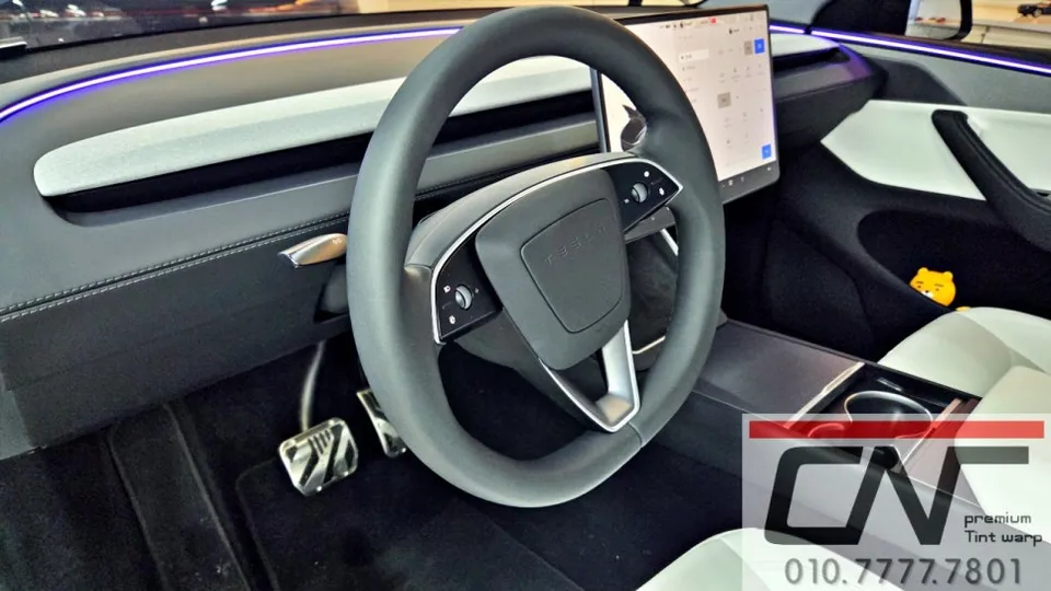 Tesla Model Y steering wheel - Tesla Model Y Steering Wheel Customization Review photo 2