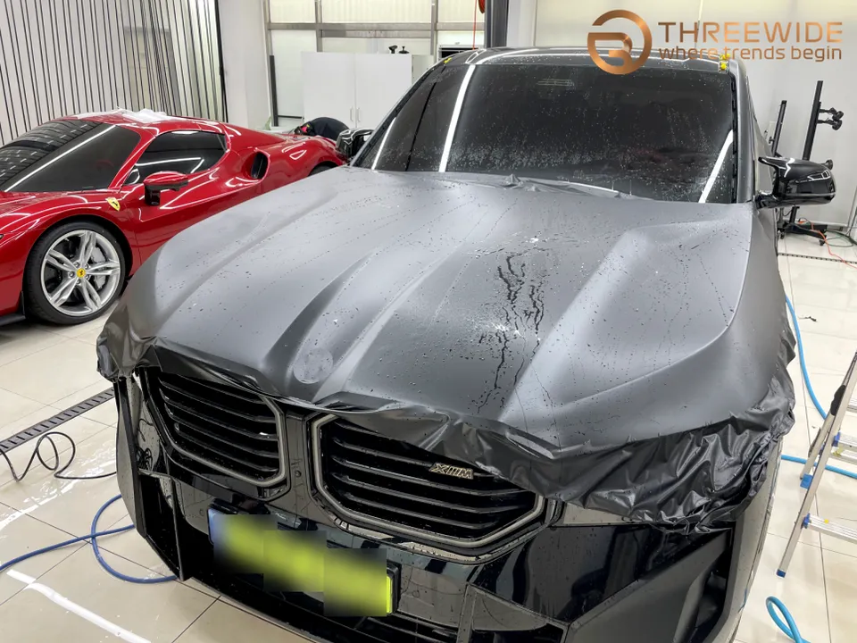 BMW XMのPPF施工事例 施工写真 1-2