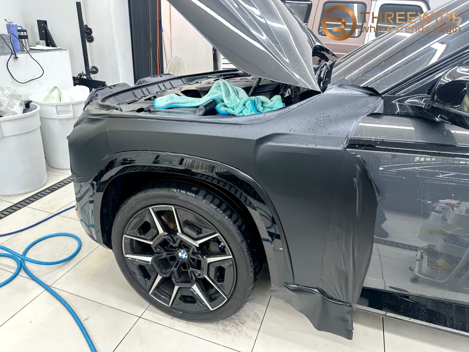 BMW XMのPPF施工事例 施工写真 4-2