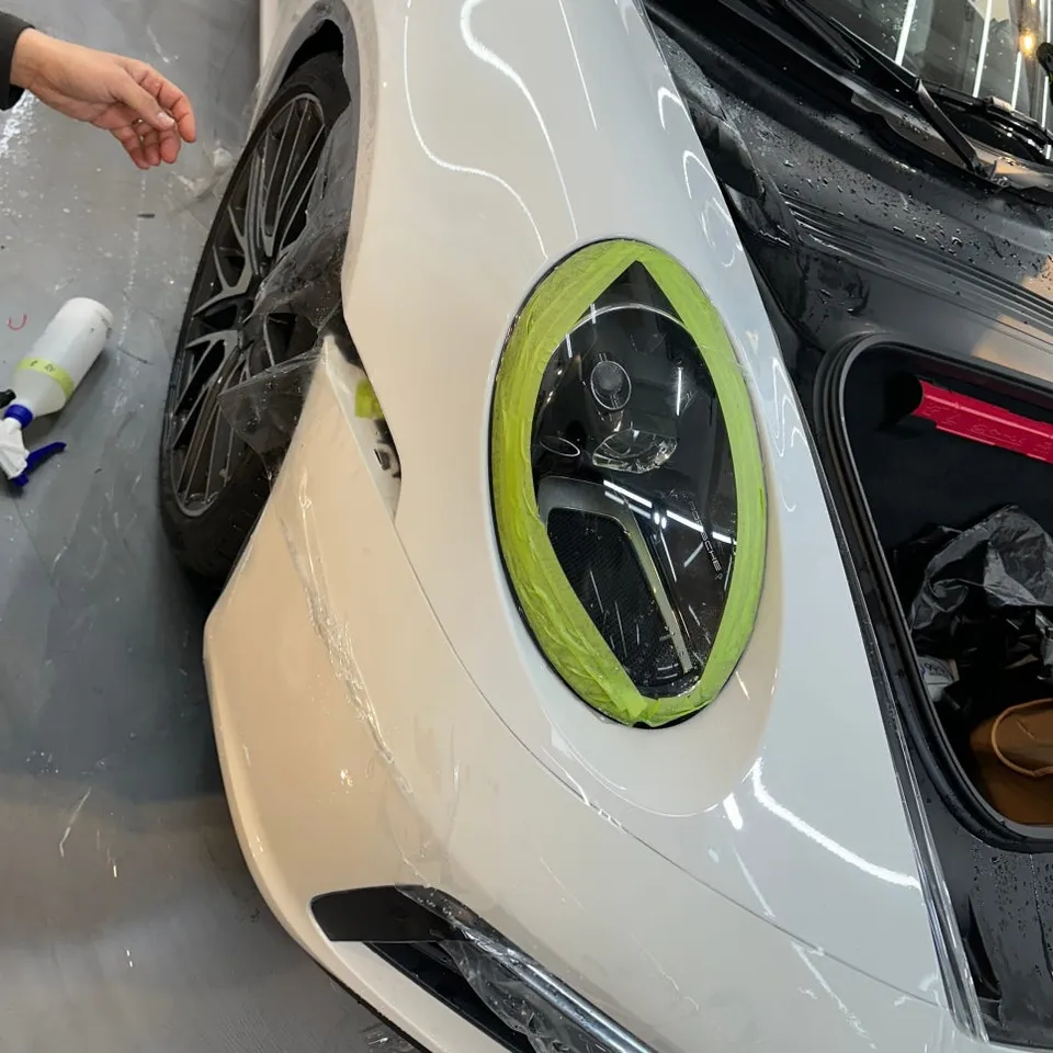 Porsche 911のPPF施工事例｜費用目安と仕上がり 施工写真 1-2